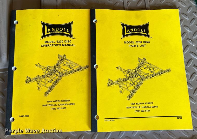 image for item DJ5068 Landoll 6230-36  double off-set disk