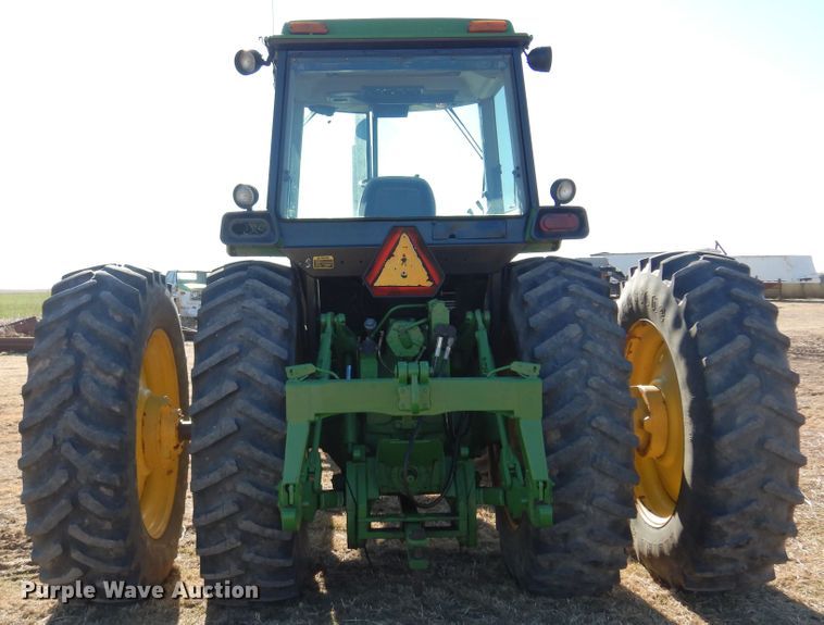 image for item DK4380 1990 John Deere 4955  MFWD tractor
