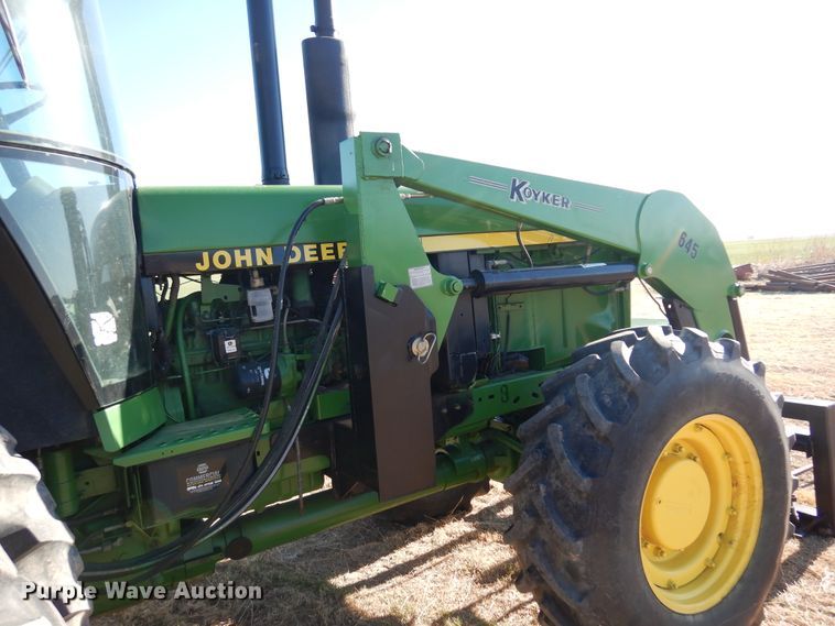 image for item DK4380 1990 John Deere 4955  MFWD tractor