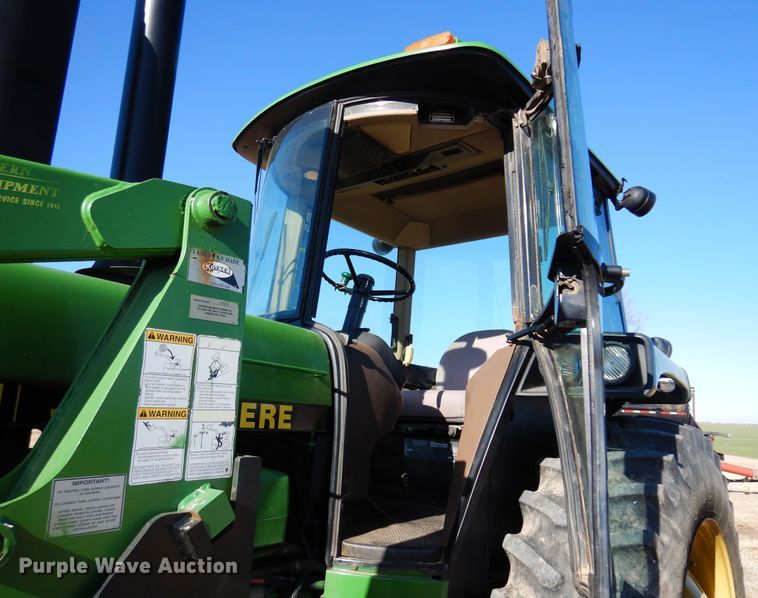 image for item DK4380 1990 John Deere 4955  MFWD tractor