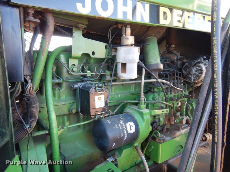 image for item DK4380 1990 John Deere 4955  MFWD tractor