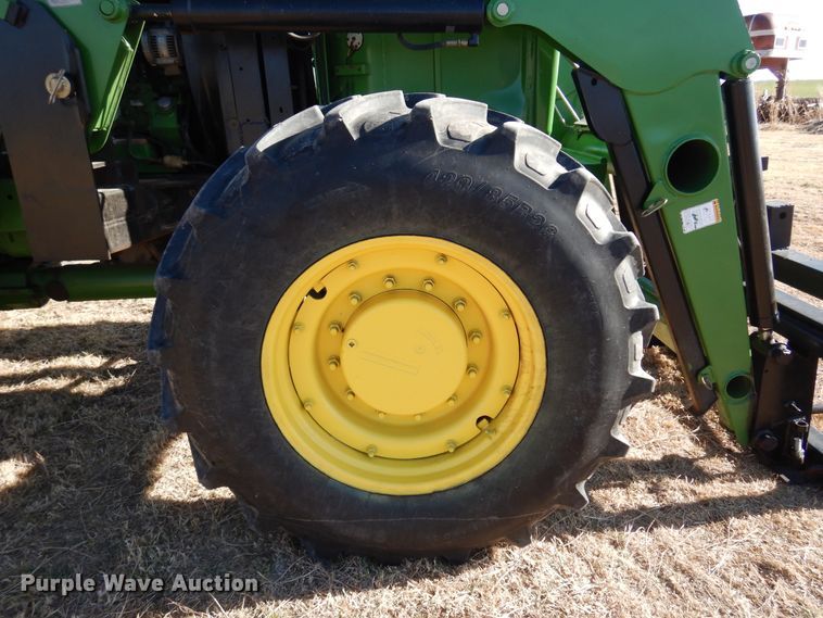 image for item DK4380 1990 John Deere 4955  MFWD tractor