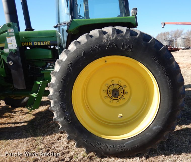 image for item DK4380 1990 John Deere 4955  MFWD tractor