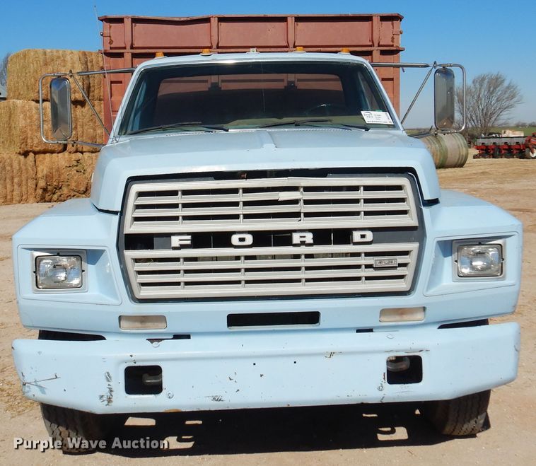 image for item DK4388 1990 Ford F600  grain truck
