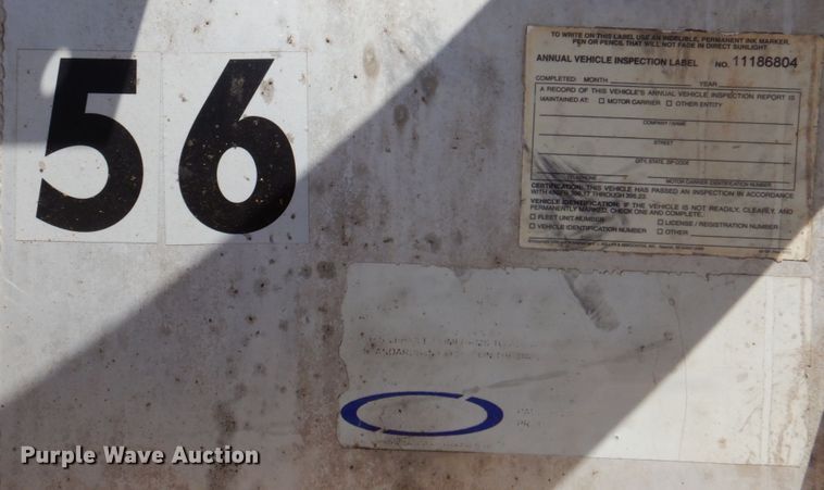 image for item DK8252 1998 Ledwell  feed delivery trailer