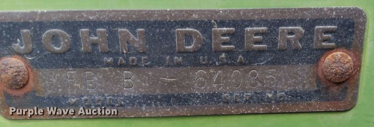 image for item DR0883 John Deere FB B  grain drill