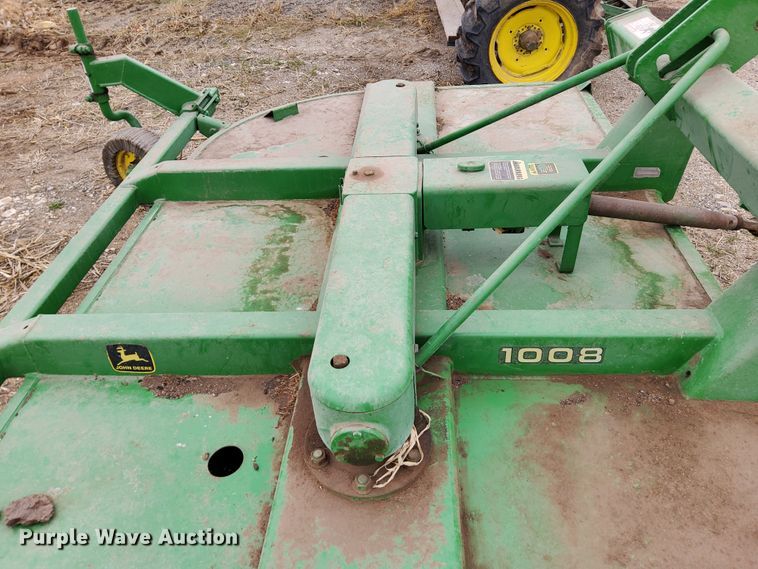 image for item DR0884 John Deere 1008  rotary mower