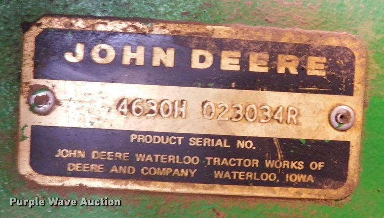 image for item GP9561 1979 John Deere 4630  tractor