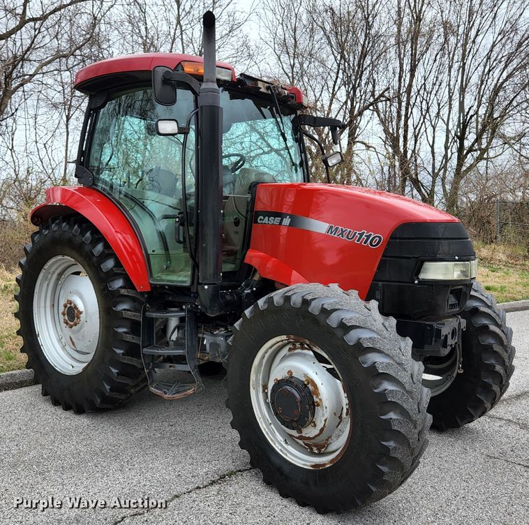 image for item HK9378 2004 Case IH MXU110  MFWD tractor