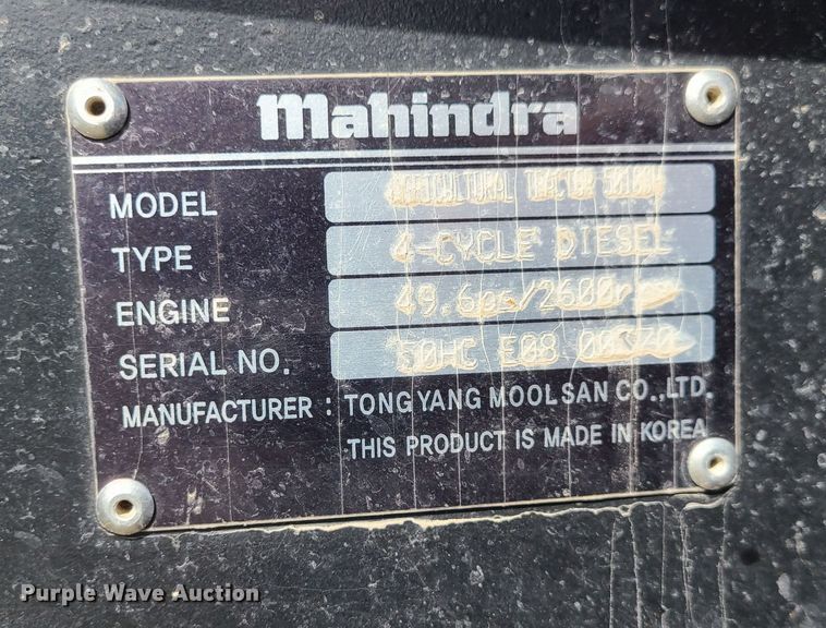 image for item IF9419 2011 Mahindra 5010HST  MFWD tractor