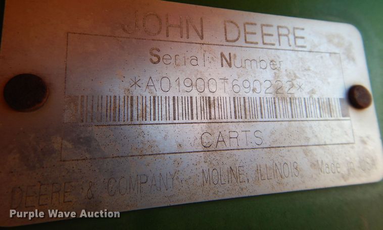 image for item KJ9606 John Deere 1860  air seeder