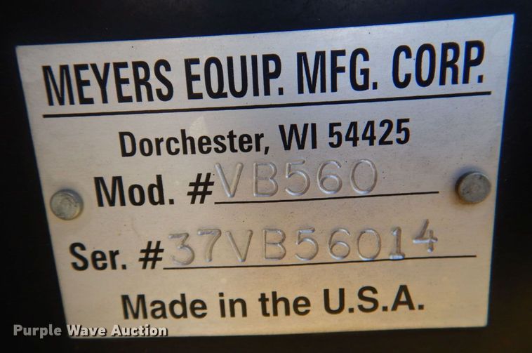 image for item KP9234 Myers VB560  manure spreader
