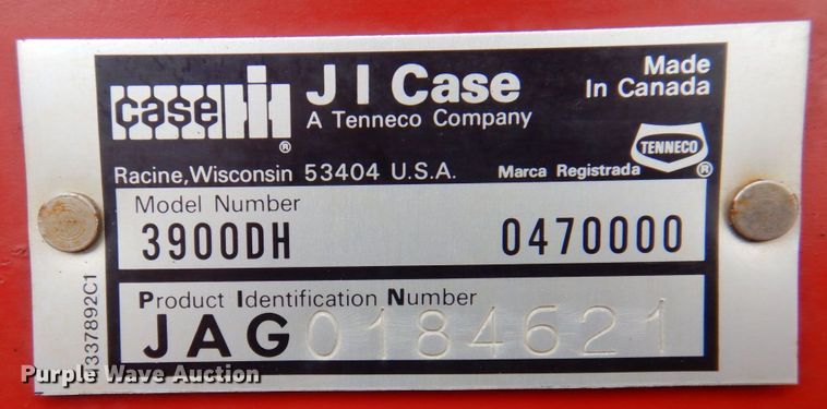 image for item MU9536 Case 3900DH  tandem disk