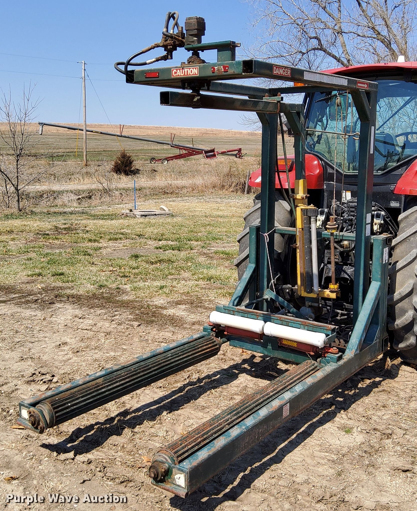 FarmLund bale wrapper in Westmoreland, KS Item DR0880 sold Purple Wave