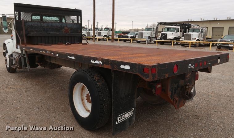 image for item DK3592 1996 International 4900  flatbed truck