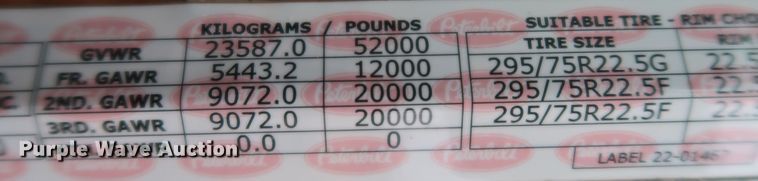 image for item DK3593 2011 Peterbilt 388  semi truck