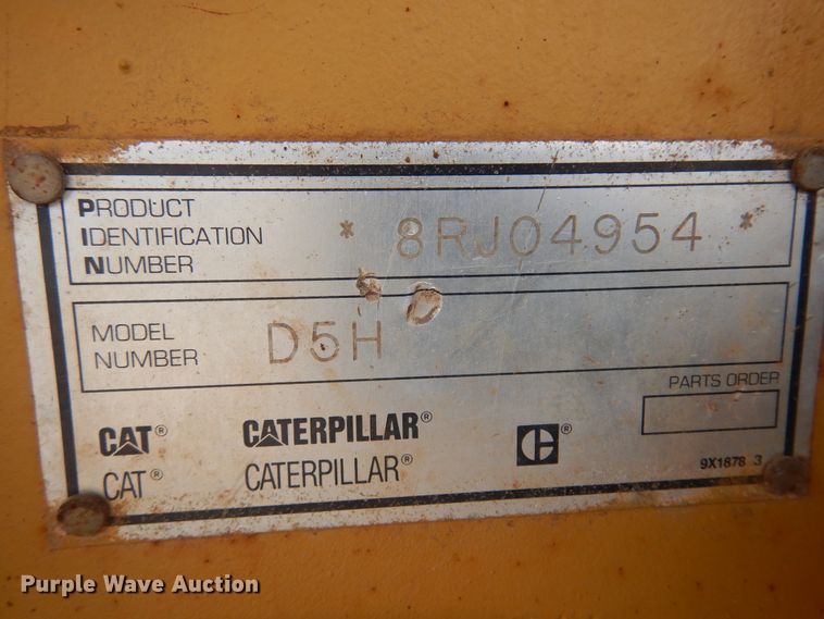 image for item DK3600 1995 Caterpillar D5H XL Series II  pipelayer