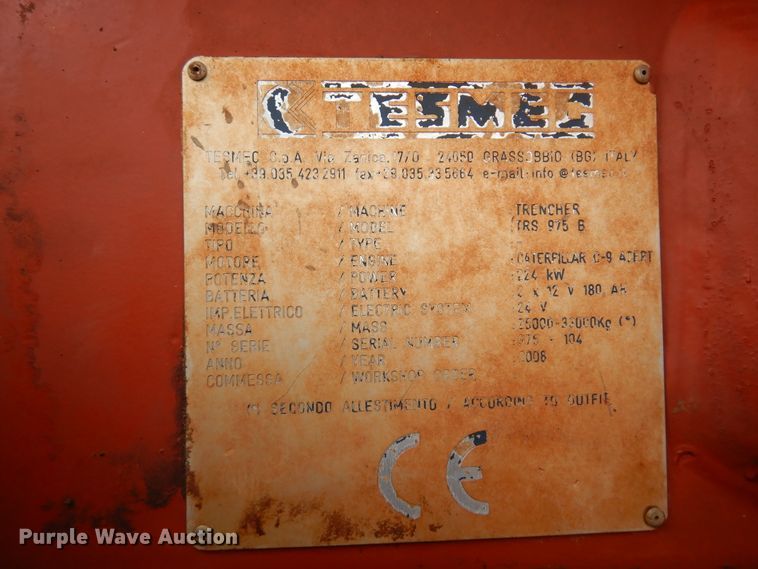 image for item DK3610 2008 Ditch Witch HT300  trencher