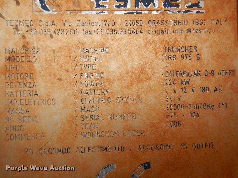 image for item DK3610 2008 Ditch Witch HT300  trencher