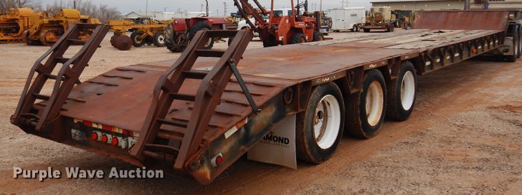 image for item DK3613 1997 Atoka 35-OFLB-50-3  drop deck equipment trailer