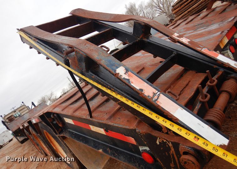 image for item DK3614 1997 Atoka 35-OFLB-50-3  drop deck equipment trailer