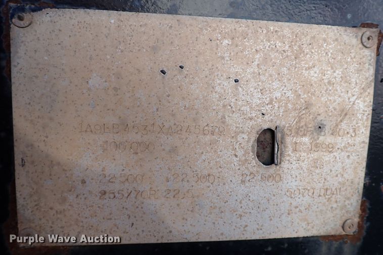 image for item DK3615 1999 Atoka 35-OFLB-50-3  drop deck equipment trailer