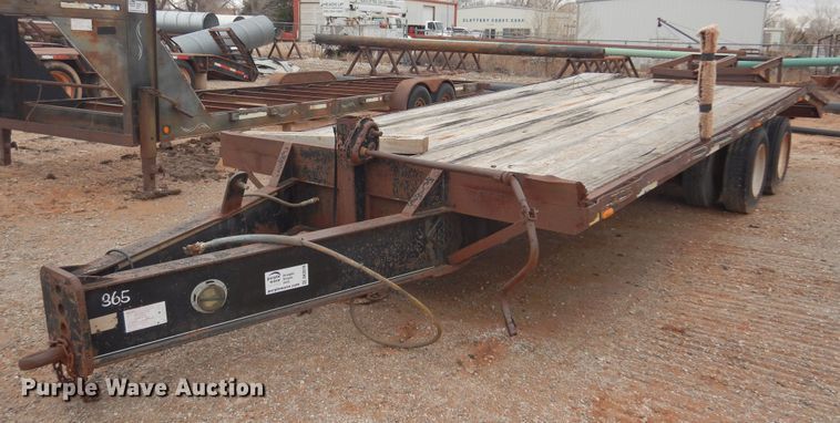 image for item DK3616 1995 Quality Discount Trailers  equipment trailer
