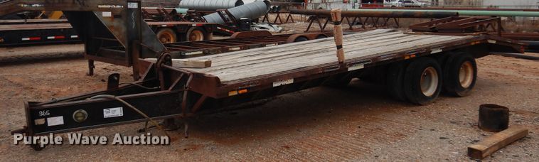 image for item DK3616 1995 Quality Discount Trailers  equipment trailer