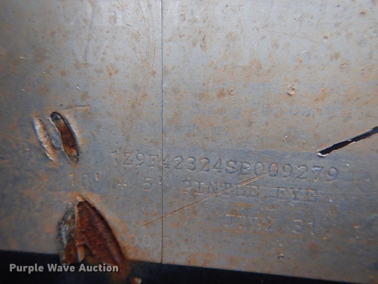 image for item DK3616 1995 Quality Discount Trailers  equipment trailer