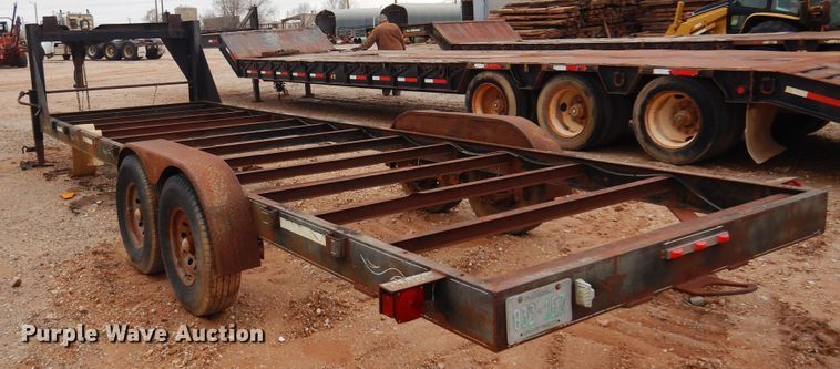 image for item DK3617 1999 National Trailer Manufacturing  equipment trailer