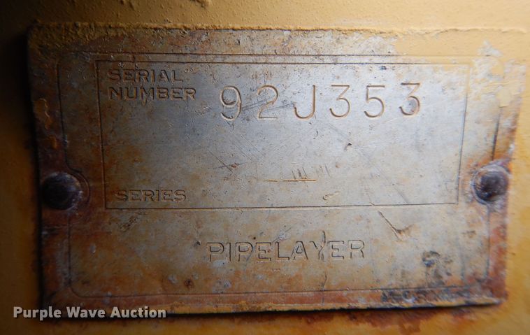 image for item DK3619 1972 Caterpillar 561C  pipelayer