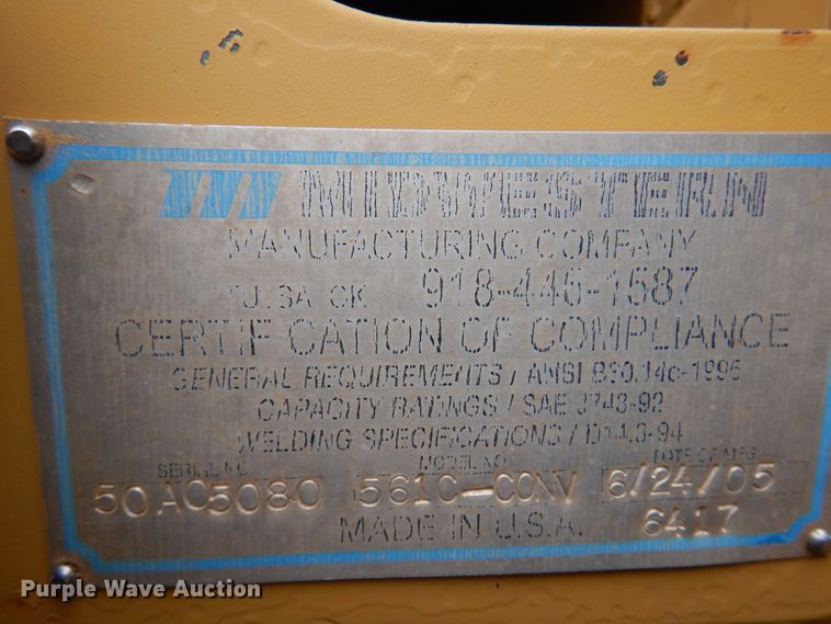 image for item DK3619 1972 Caterpillar 561C  pipelayer