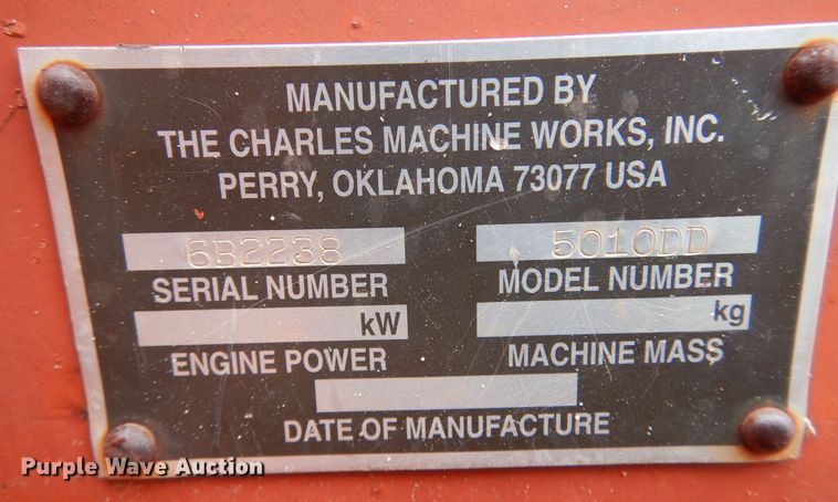 image for item DK3626 1985 Ditch Witch 5010  trencher