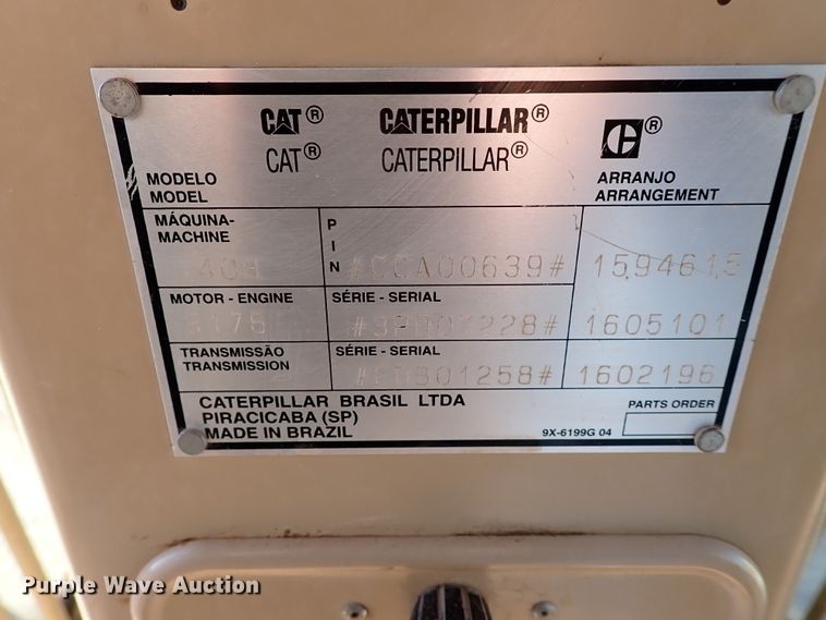 image for item DK3629 2004 Caterpillar 140H  motor grader