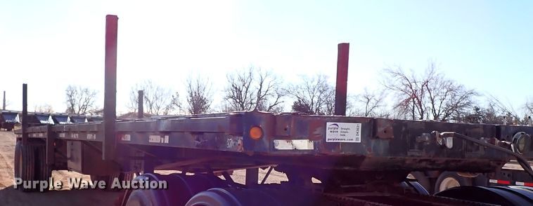 image for item DK3631 1989 Kayln  flatbed trailer