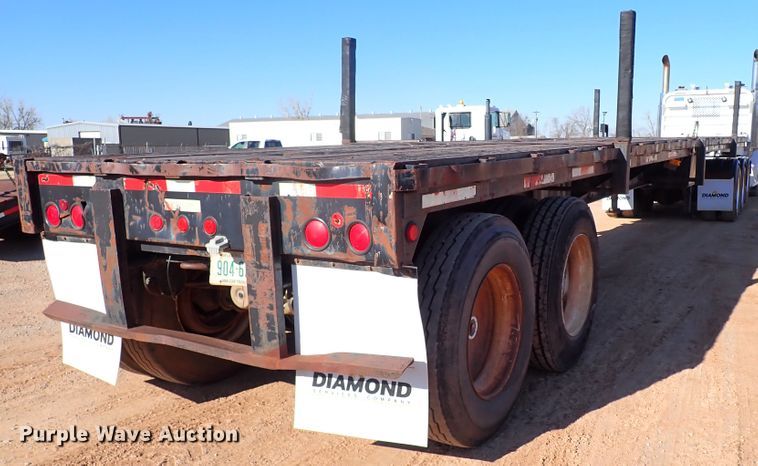 image for item DK3631 1989 Kayln  flatbed trailer