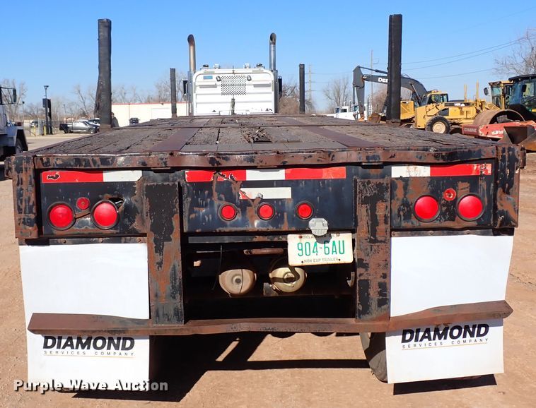 image for item DK3631 1989 Kayln  flatbed trailer