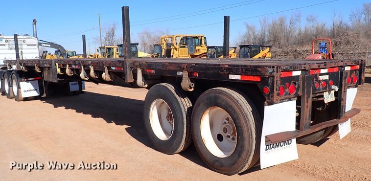 image for item DK3631 1989 Kayln  flatbed trailer