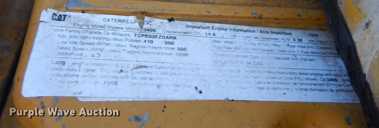 image for item DK0308 1996 Peterbilt 379  semi truck