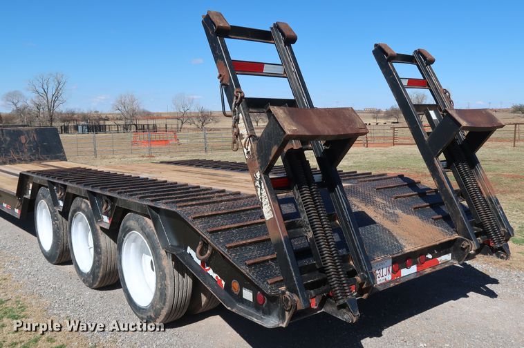 image for item DK3485 2014 Viking  drop deck equipment trailer