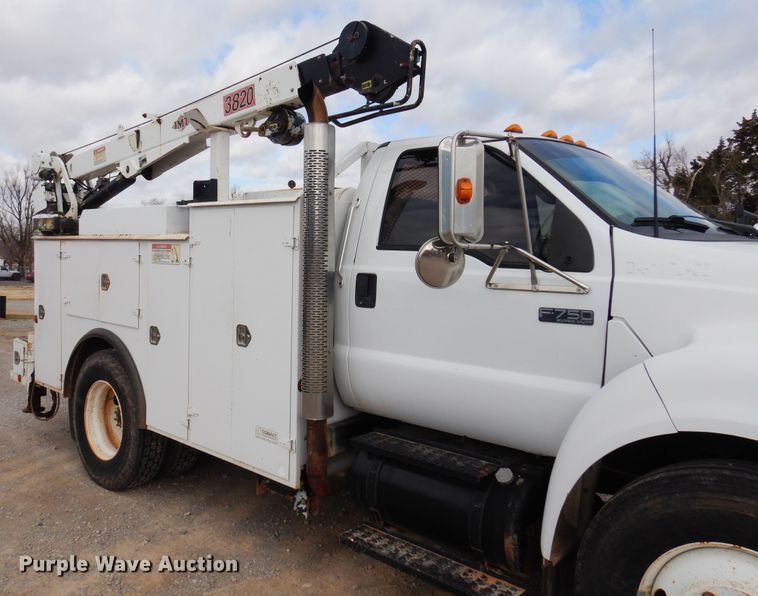 image for item DK4366 2006 Ford F750 Super Duty  utility / service truck