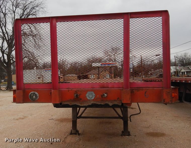 image for item DK8263 1981 Fontaine F5-40  flatbed trailer