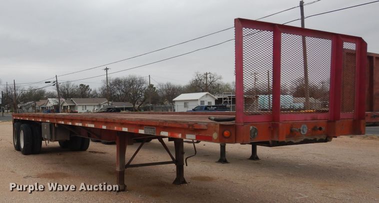 image for item DK8263 1981 Fontaine F5-40  flatbed trailer
