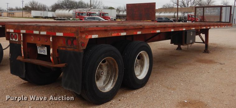 image for item DK8263 1981 Fontaine F5-40  flatbed trailer