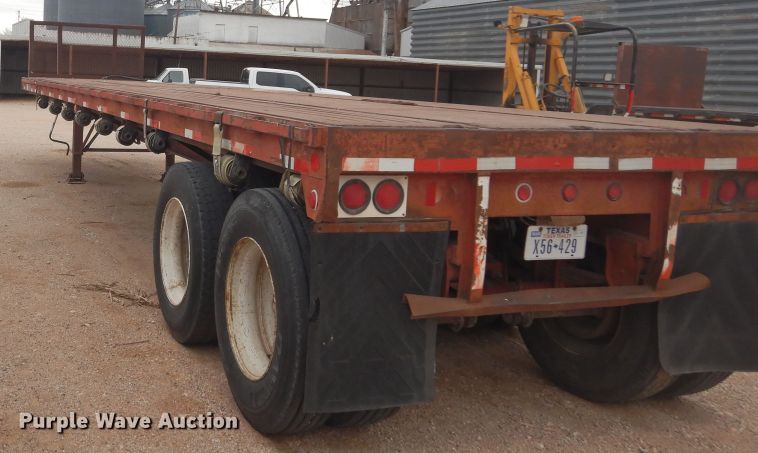 image for item DK8263 1981 Fontaine F5-40  flatbed trailer