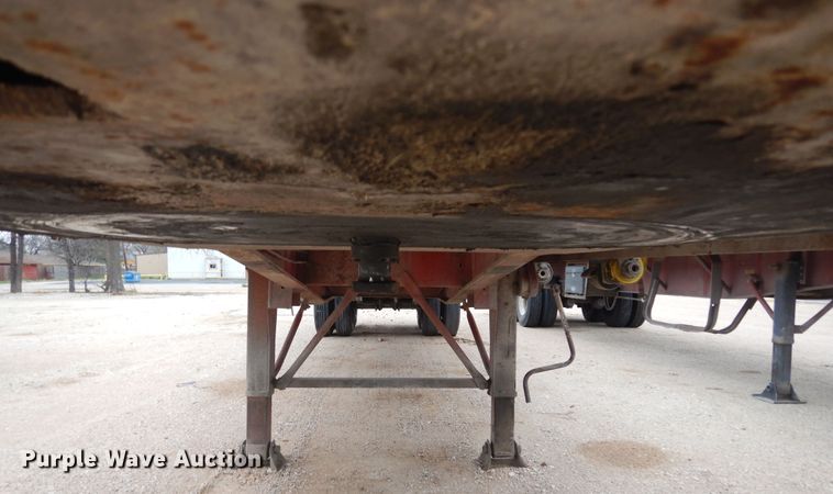 image for item DK8263 1981 Fontaine F5-40  flatbed trailer