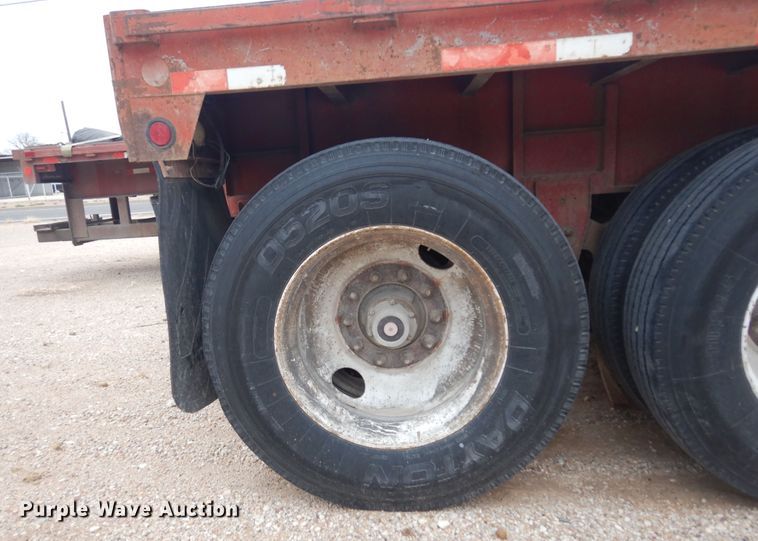 image for item DK8263 1981 Fontaine F5-40  flatbed trailer