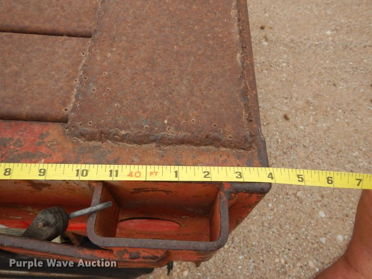 image for item DK8263 1981 Fontaine F5-40  flatbed trailer