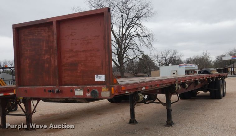image for item DK8264 1996 Freuhauf PBA-NF2S-45N  flatbed trailer
