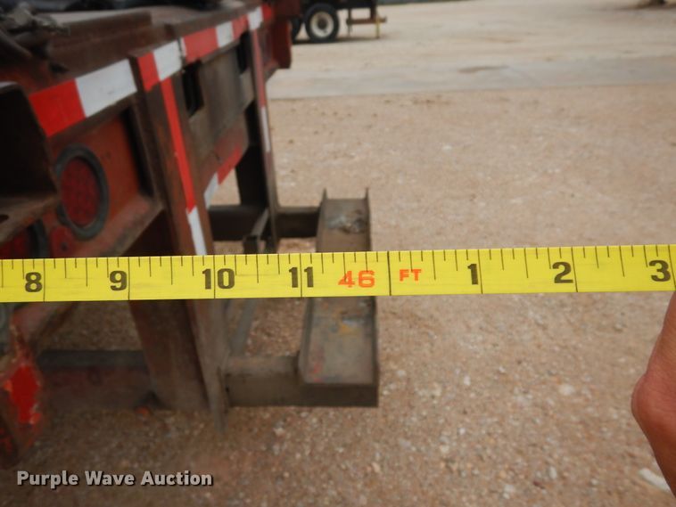 image for item DK8264 1996 Freuhauf PBA-NF2S-45N  flatbed trailer